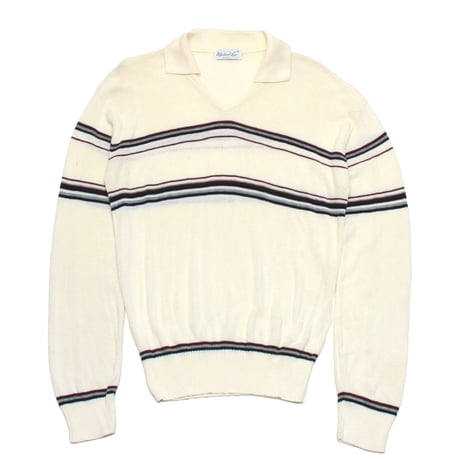 Vintage, Knit Polo L/S