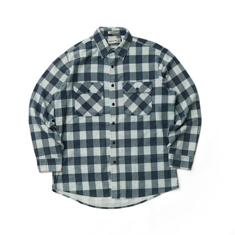 Field Master by Sears / Vintage, Flannel Plaid B.D L/S Shirt "Perma-Prest"
