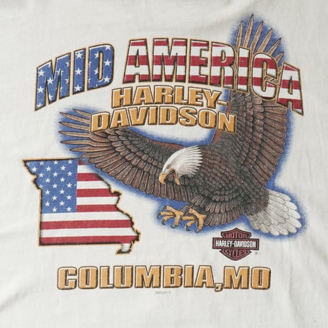 Harley Davidson / Vintage, Columbia Missouri L/S Tee