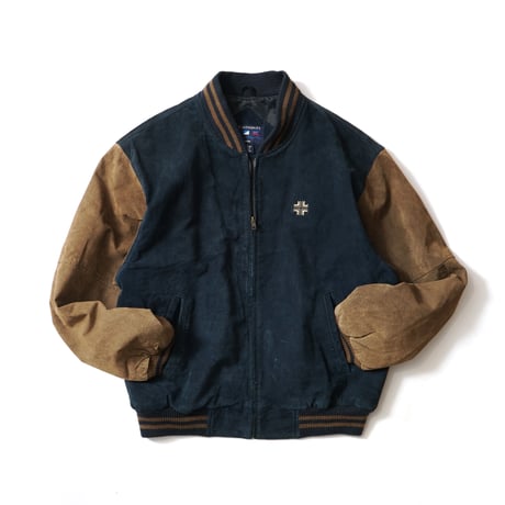 Port Authority / Suede Leather Varsity Jacket