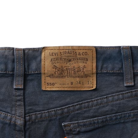 Levi's / Vintage, Lot. 550 Denim Short W : 34 "Relaxed Fit"