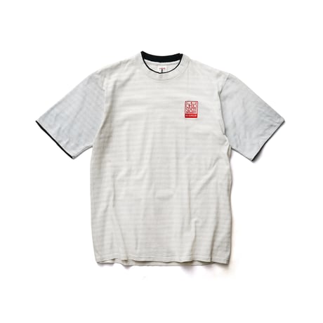 Ohio State University / Vintage, Striped Fake-Layered Extension S/S Tee