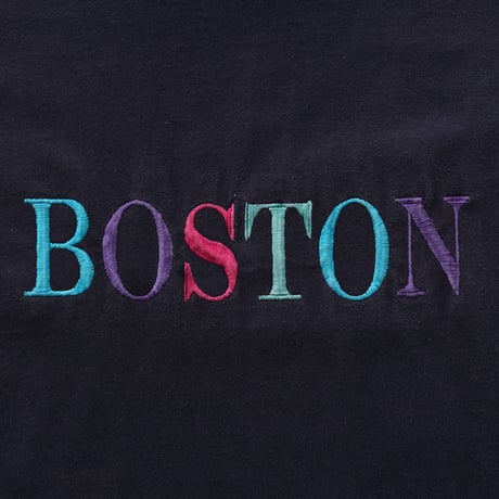 Boston, MA / Vintage, Embroidered S/S Tee