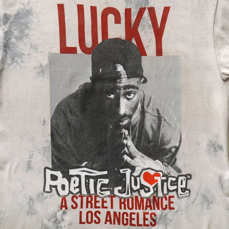 Poetic Justice / Lucky & Logo Tie-Dye S/S Tee "Street Romance Los Angeles"