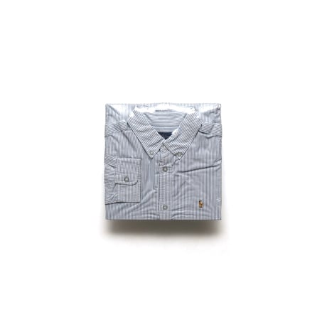 Ralph Lauren / Vintage, Striped Cotton Oxford B.D L/S Shirt "Classic Fit"