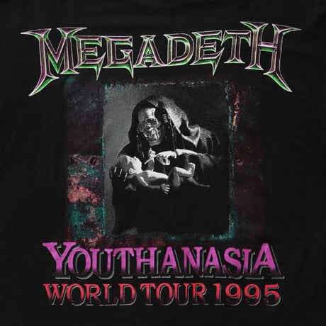 Megadeth / Vintage, Youthanasia World Tour 1995 S/S Tee