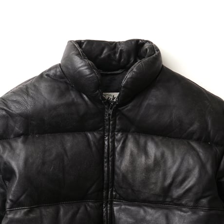 Schott / Vintage, Leather Down Jacket