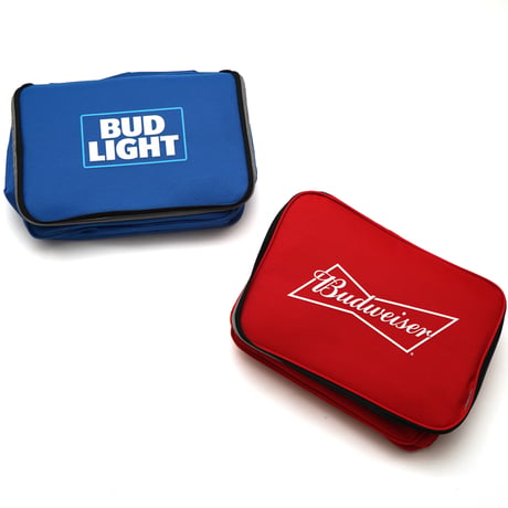 Budweiser & Bud Light / Cooler Bag with Bluetooth Speaker ( include Bottle Opener & 2 Can Coolers )