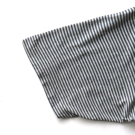 Jamaica / Embroidered Micro Striped S/S Tee