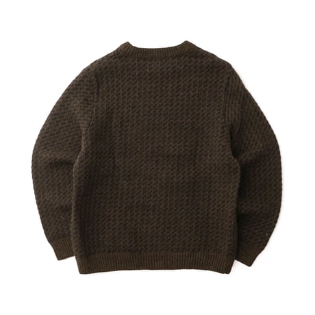L.L. Bean / Birds Eye Wool Knit Crewneck Sweater