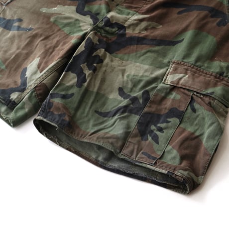 U.S Army / Vintage, BDU Short, Trousers Combat Woodland Camouflage Pattern