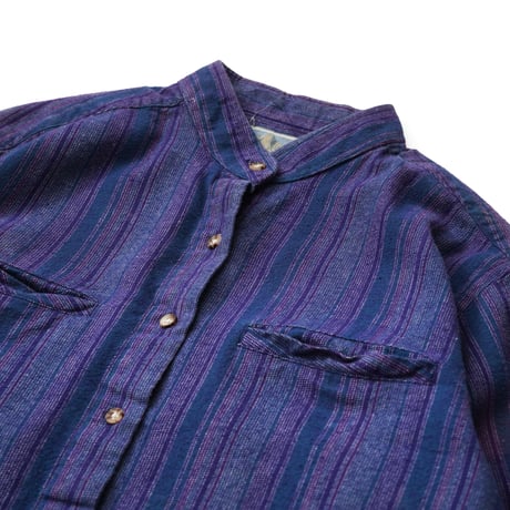 The North Face / Vintage, Striped No Collar L/S Shirt