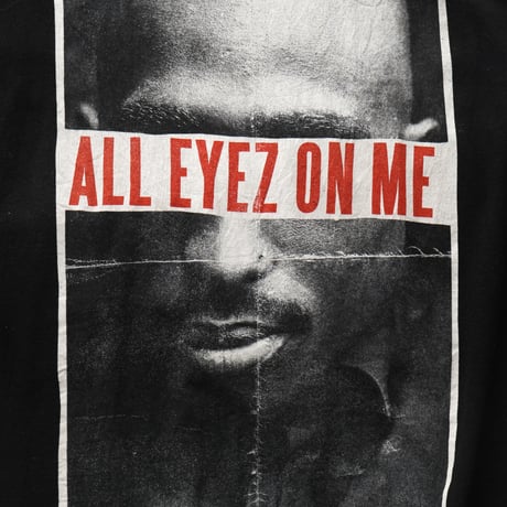 2Pac / All Eyez On Me Eye Censor Bar S/S Tee