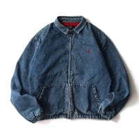 Polo Ralph Lauren / Vintage, Fleece Liner Bayport Denim Windbreaker