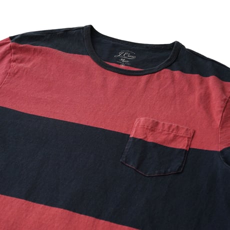 J.Crew / Striped Pocket S/S Tee