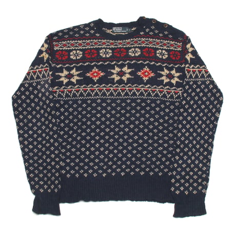 Polo Ralph Lauren / Vintage, Nordic Knit Crewneck