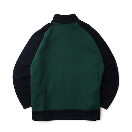 Vintage, Quarter Zip Fleece Jacket
