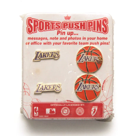 NBA / Vintage, Push Pins "Los Angeles Lakers"