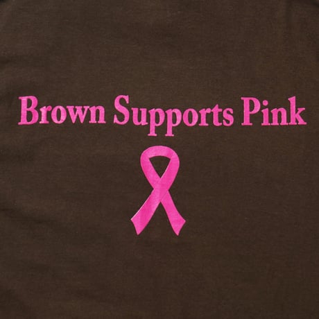 UPS / Logo S/S Tee "Brown Supports Pink"
