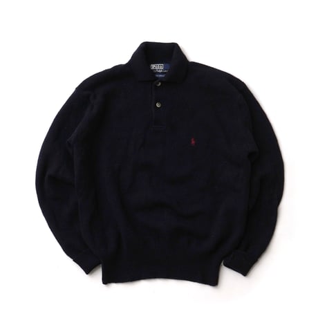Polo Ralph Lauren / Vintage, Lamb Wool Knit L/S Polo