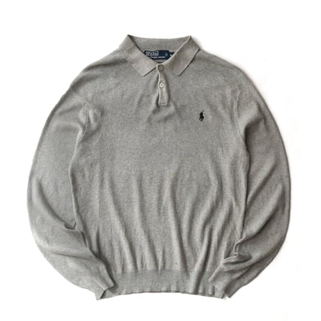 Polo Ralph Lauren / Vintage, Cotton Knit Polo L/S Shirt