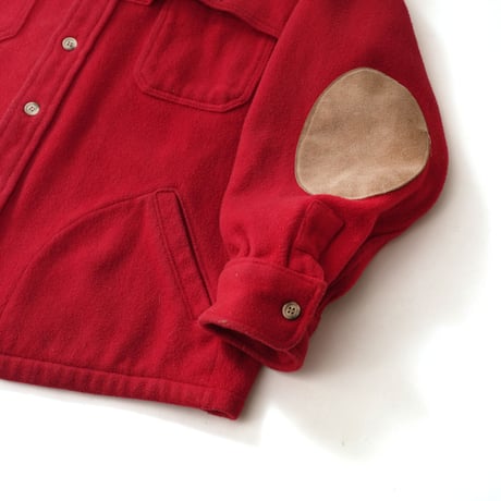 Woolrich / Vintage, Leather Elbow Patch Wool Shacket