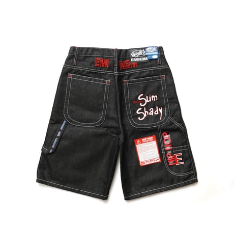 Shady Ltd Eminem / Vintage Bootleg, Shiny Denim Painter Short