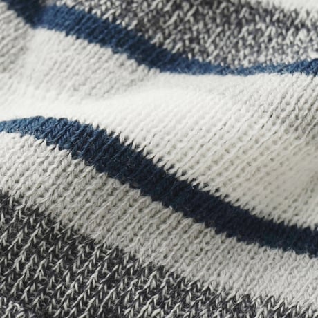 Ford / Pompom Striped Cuffed Beanie