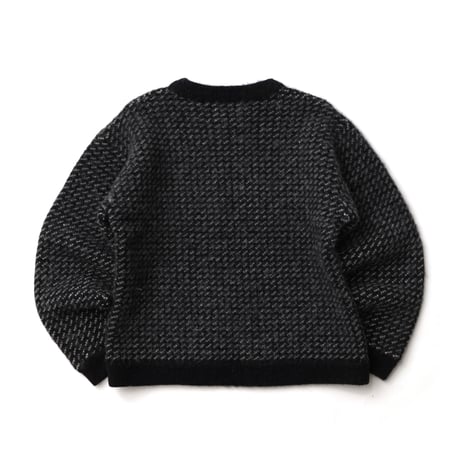L.L. Bean / Vintage, Birds Eye Wool Knit Crewneck Sweater