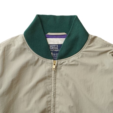 Polo Ralph Lauren / Vintage, Nylon Light Bomber Jacket "POLO SPORT"