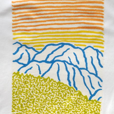 THE UNION / "Blue Mountain" Tee by Naoya Arakawa