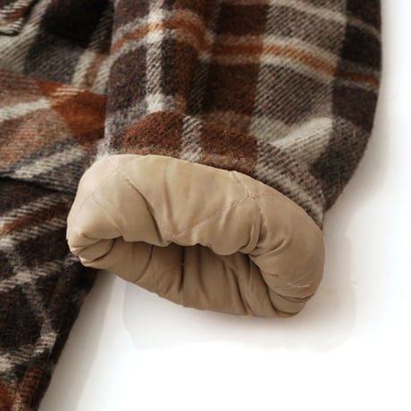 Woolrich / Vintage, Wool Tweed Sherpa Plaid Coat