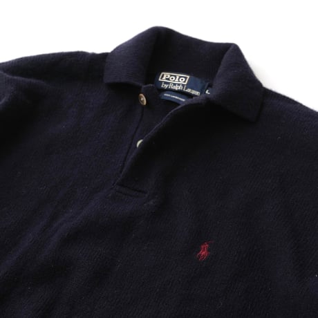 Polo Ralph Lauren / Vintage, Lamb Wool Knit L/S Polo