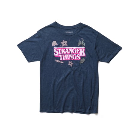 STRANGER THINGS / Pink Logo Ugly S/S Tee