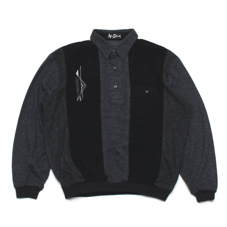 Alan Stuart / 90's Vintage, Knit Polo L/S Sweater