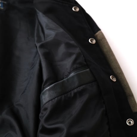 Amgen / Vintage, Wool Leather Varsity Jacket