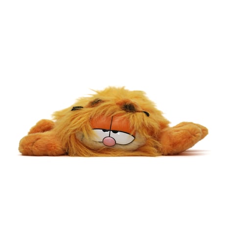 Garfield / Vintage, Long Hair Plush Toy "Blown Dry"