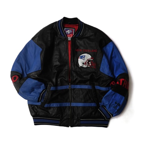 G-Ⅲ Sports by Carl Banks / Leather Varsity Jacket "NFL, New England Patriots"
