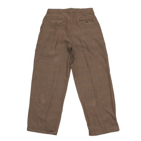 Polo Ralph Lauren / Vintage, Glen Plaid Linen Slacks W : 32 × L : 30