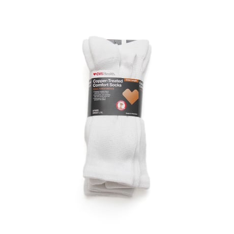 CVS Pharmacy / Health Copper- Treated Comfort Socks "3 pair"