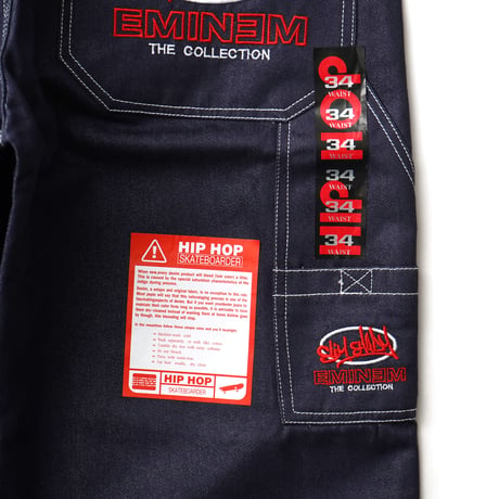 Shady Ltd Eminem / Vintage Bootleg, Shiny Denim Painter Pant W : 34