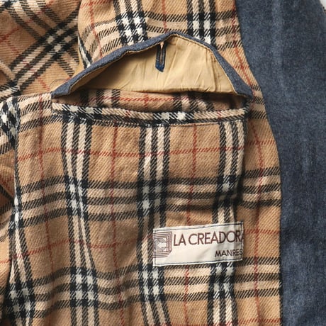 Burberry's / Vintage, Shawl Collar Wool Melton Jacket "Special Order for La Creadora 1936"