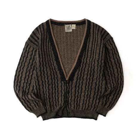 Vintage, Striped Cardigan