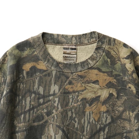 Jerzees / Vintage, Outdoors Crewneck Sweatshirt "Real Tree Camo"