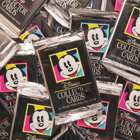 Disney / Vintage, Collector Cards 1991 (15 collector cards per pack)