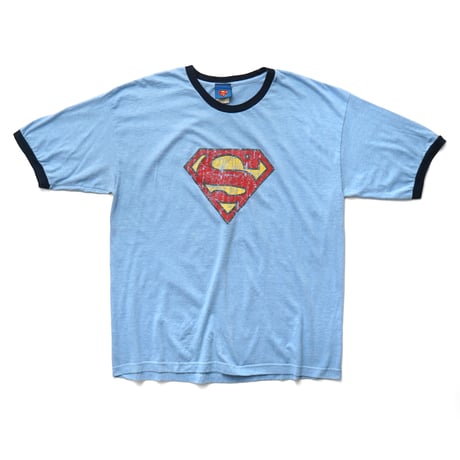 Superman / Vintage, S Logo Ringer S/S Tee