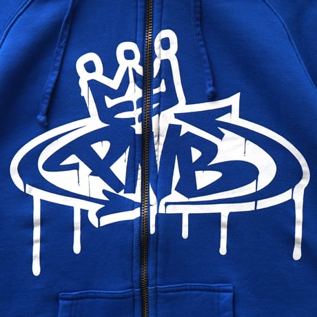 PNB Nation / Vintage, Zip Up Hooded Sweatshirt