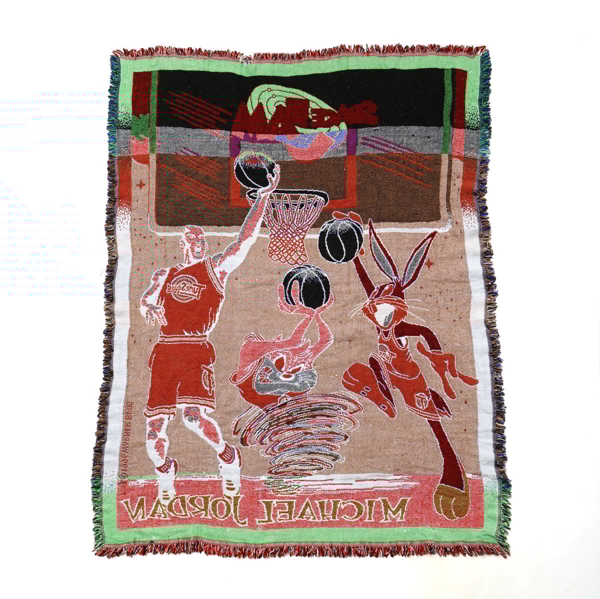 スペースジャム マイケル・ジョーダン ブランケット Space Jam 1996 Michael Jordan Throw Rug Blanket 90's