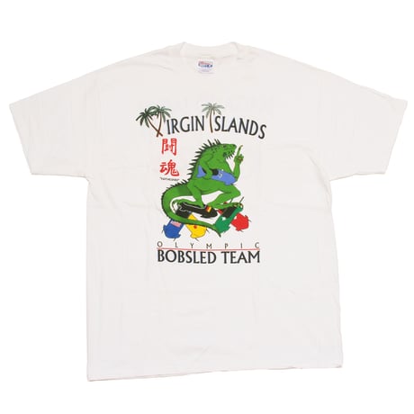 Virgin Island Bobsled Team / 90's Vintage, Nagano Olympic 1998 S/S Tee