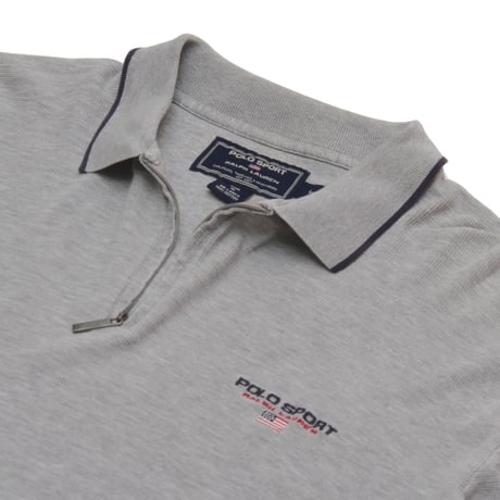 Polo Sport / Vintage, Quater Zip Up Polo L/S Shirt